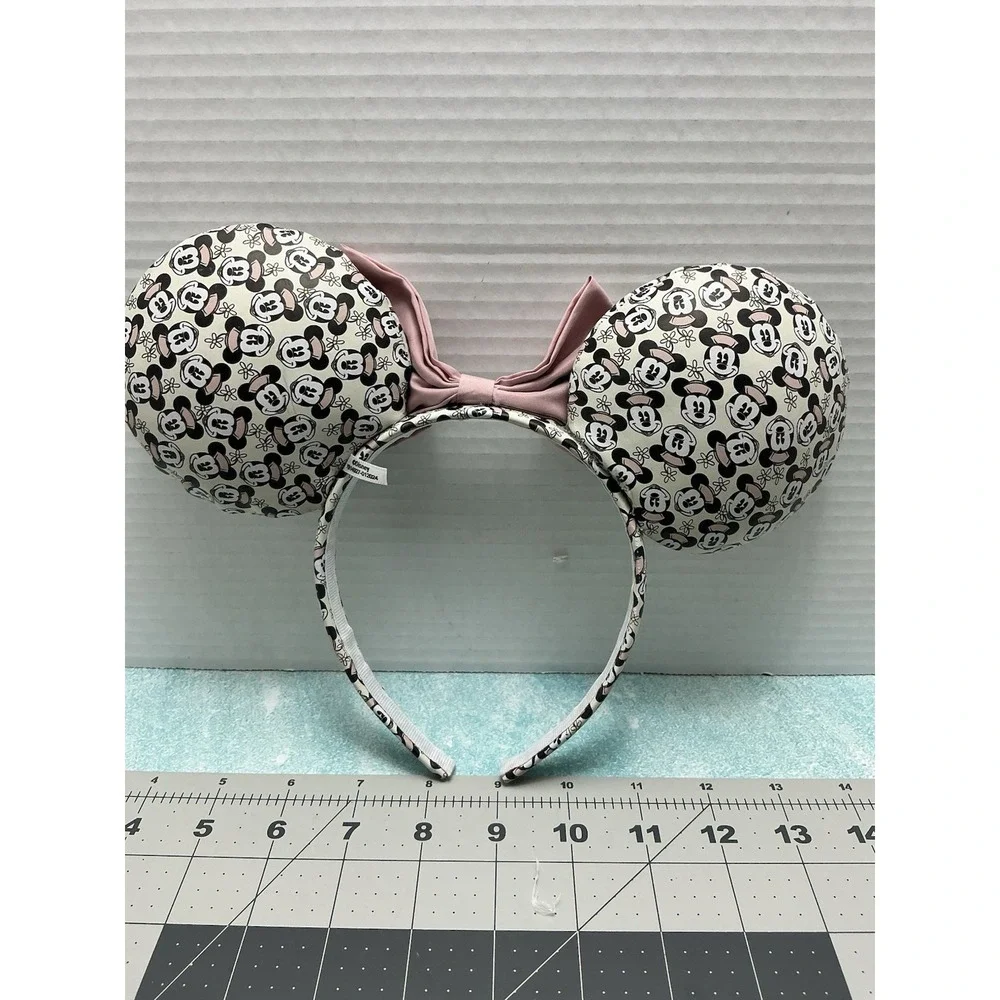 Aldi Exclusive Disney Ears Mickey Mouse 2024 Pink Bow & Minnie Mouse Print Sku23